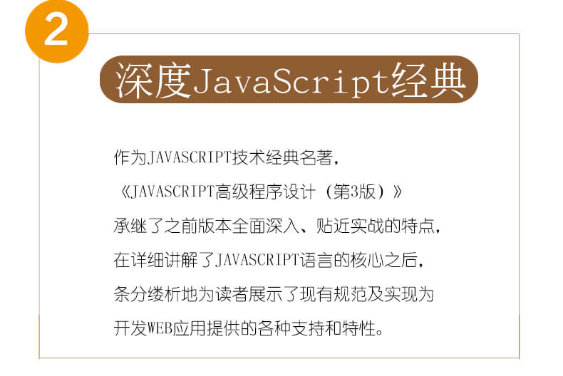 JavaScript高级程序设计 第3三版 js语言教材 JavaScript权威指南 介绍图片