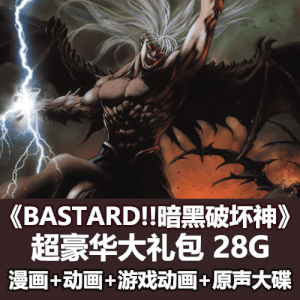 《BASTARD!!暗黑破坏神》纪念版豪华大礼包动画+漫画+原声大碟+游戏动画