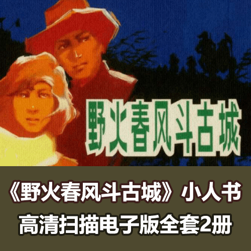 《野火春风斗古城》连环画小人书全套电子版 介绍图片