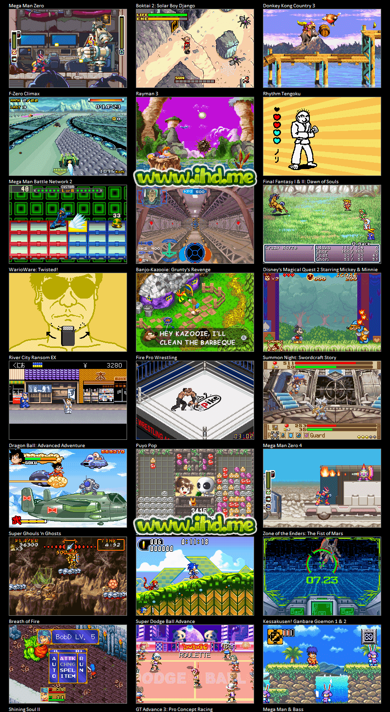 任天堂GBA游戏全集中文分类含截屏和操作教程 介绍图片
