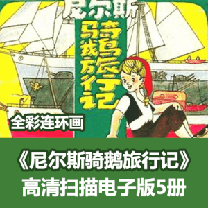 《尼尔斯骑鹅旅行记》全彩经典连环画小人书电子版